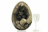Septarian Dragon Egg Geode - Removable Section #317559-4